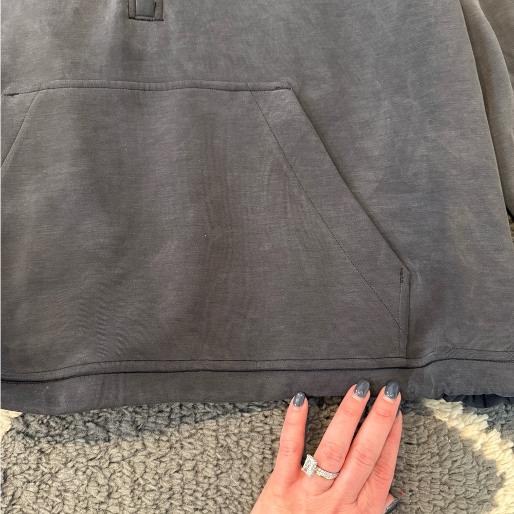 lululemon athletica Charcoal Gray Half-Zip Pullover - Picture 3 of 16